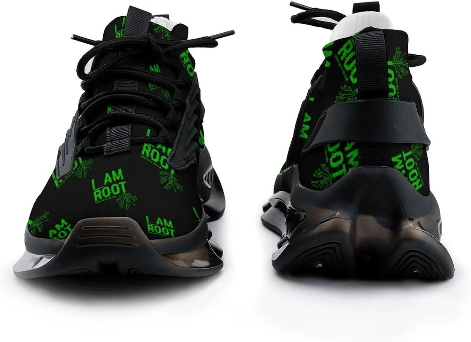 I Am Root Men's Running Shoes Lightweight Walking Shoe Breathable Sneaker