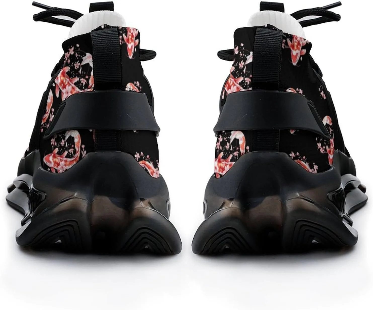 Japanese Fish Cherry Flower Men's Running Shoes Lightweight Walking Shoe Breathable Sneaker