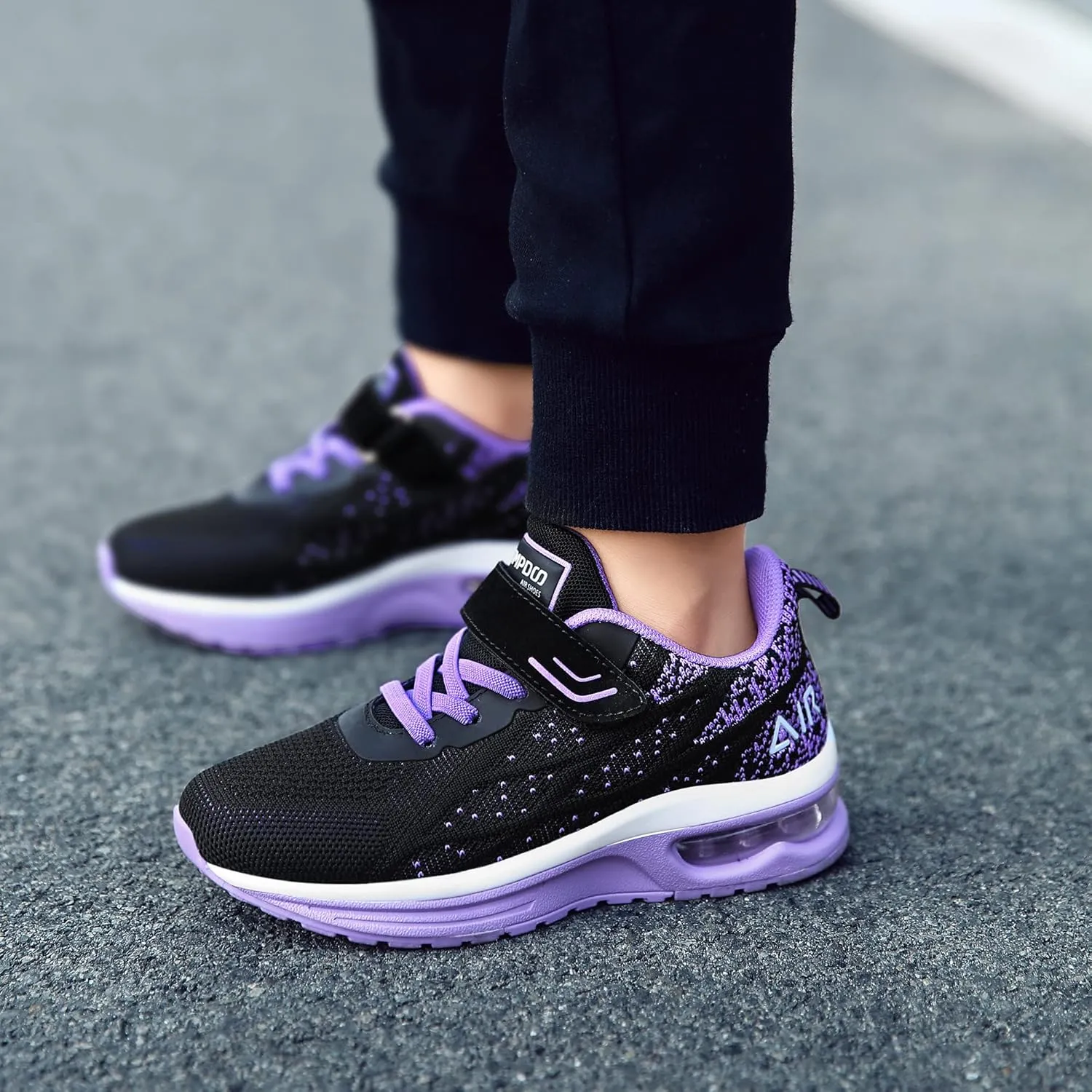 JARLIF Kids Athletic Tennis Running Shoes Breathable Sport Air Gym Jogging Sneakers for Boys & Girls