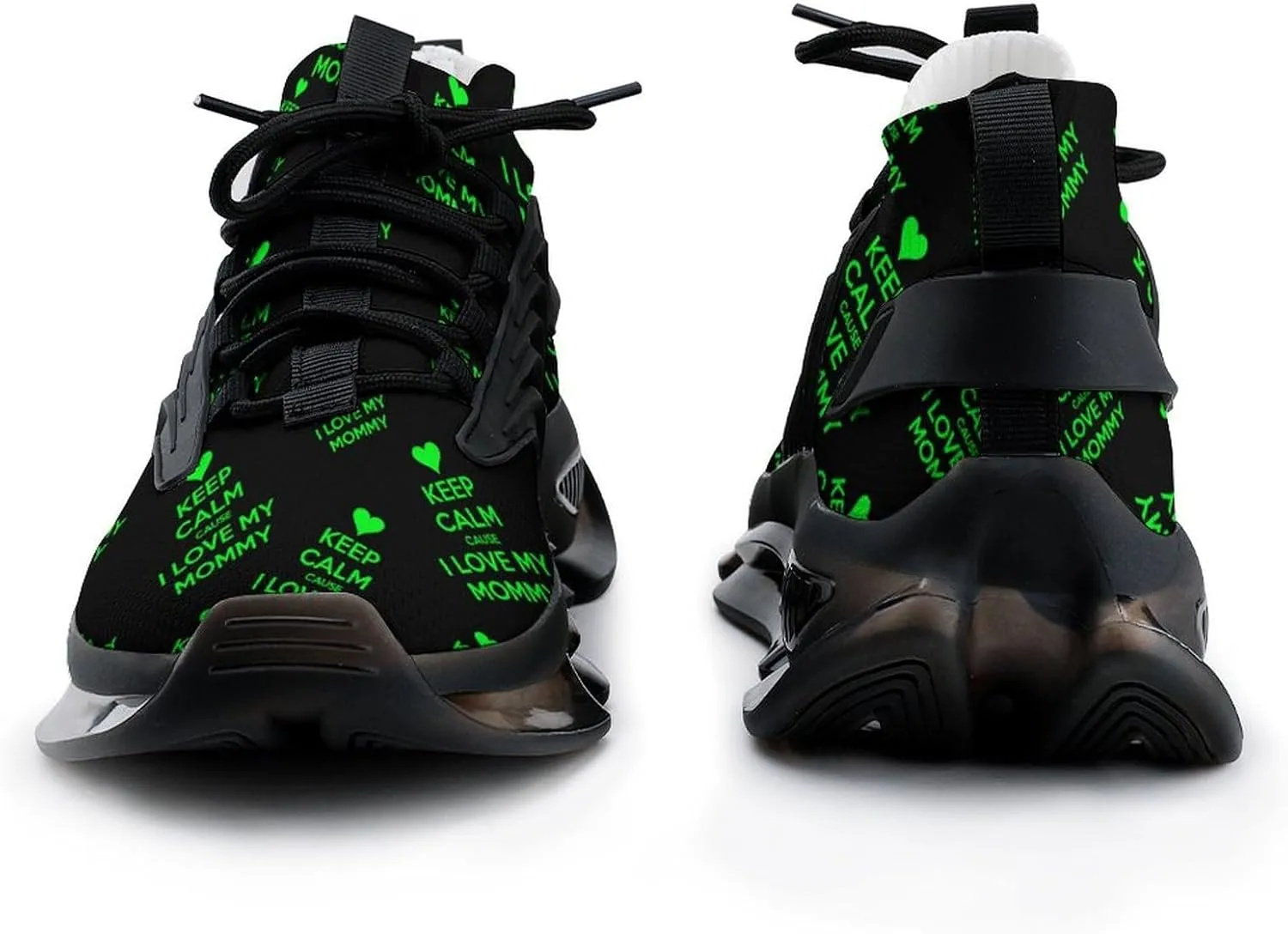 Keep Calm Love My Mommy Men's Running Shoes Lightweight Walking Shoe Breathable Sneaker