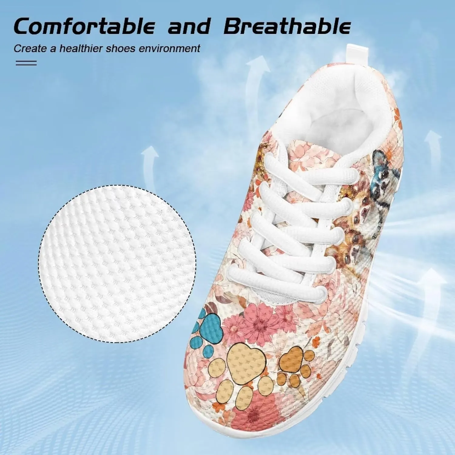 Kids Animal Sneakers Lightweight Comfort Running Walking Tennis Shoes Non Slip Breathable Sports Shoes for Boys Girls