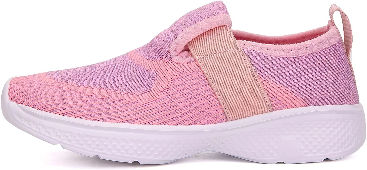 Kids Lightweight Breathable Loafer Walking Shoes Easy Walk Sport Running Sneaker Casual Slip-on Shoe for Boys Girls