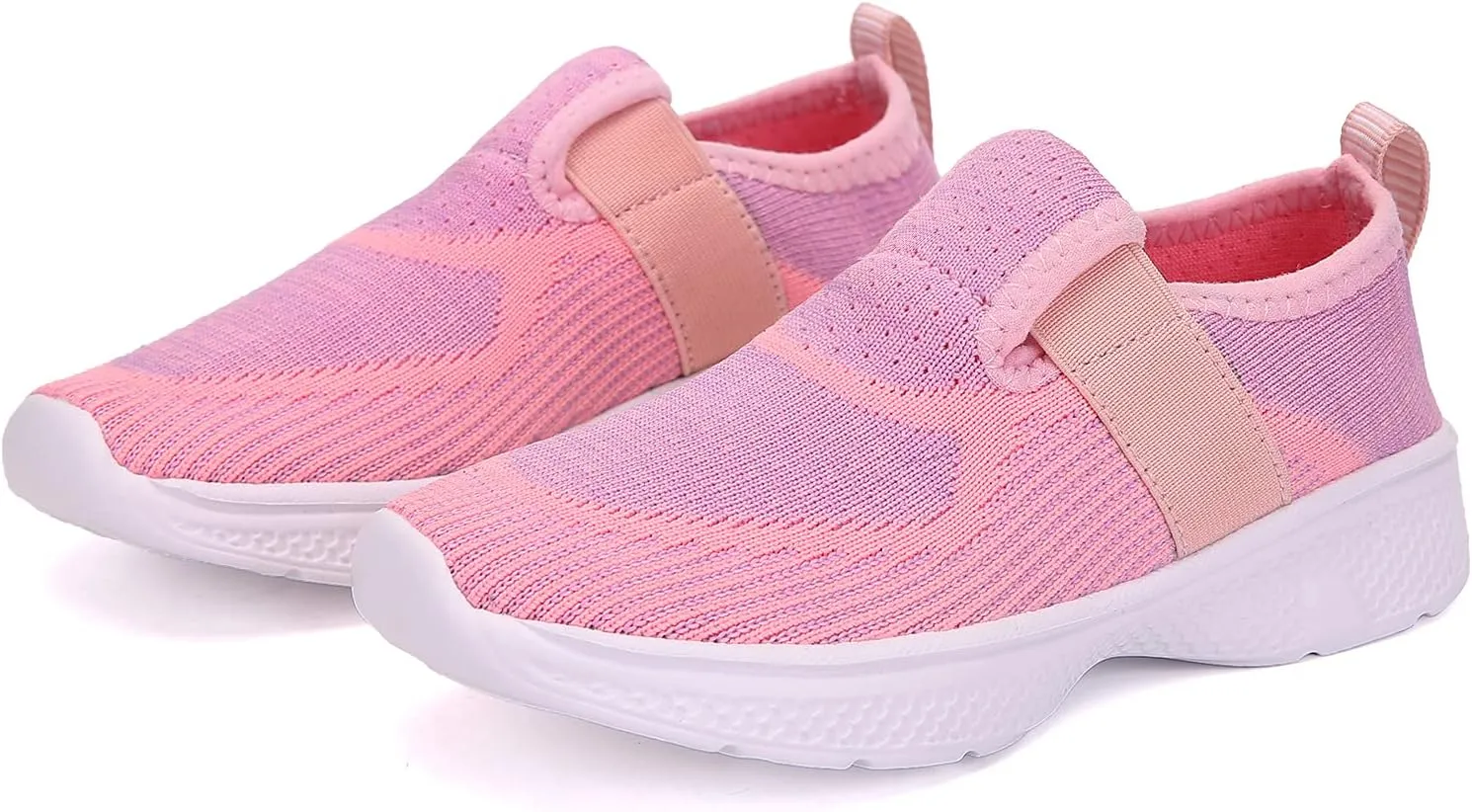 Kids Lightweight Breathable Loafer Walking Shoes Easy Walk Sport Running Sneaker Casual Slip-on Shoe for Boys Girls