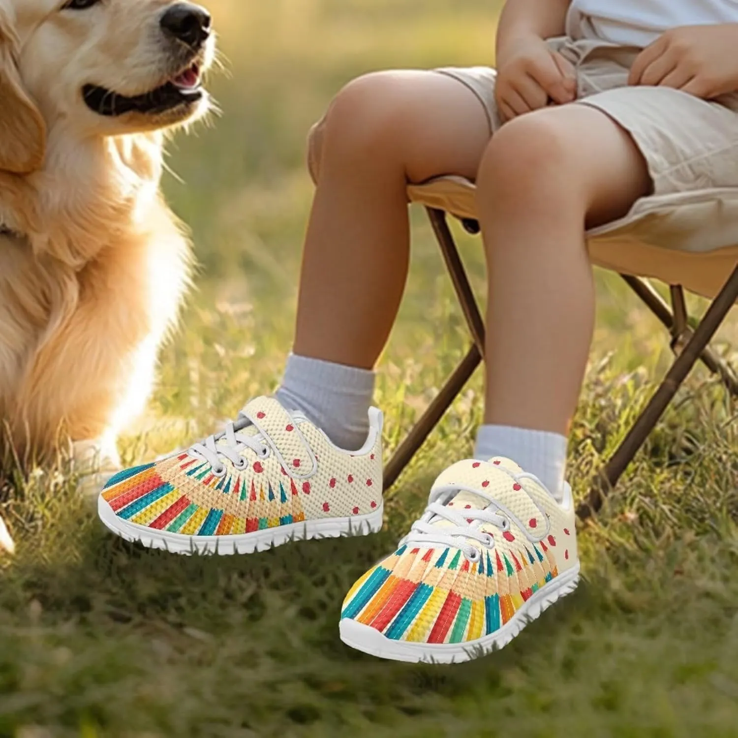 Kids Slip On Sneakers for Girls Soft Lightweight Athletic Tennis Shoes