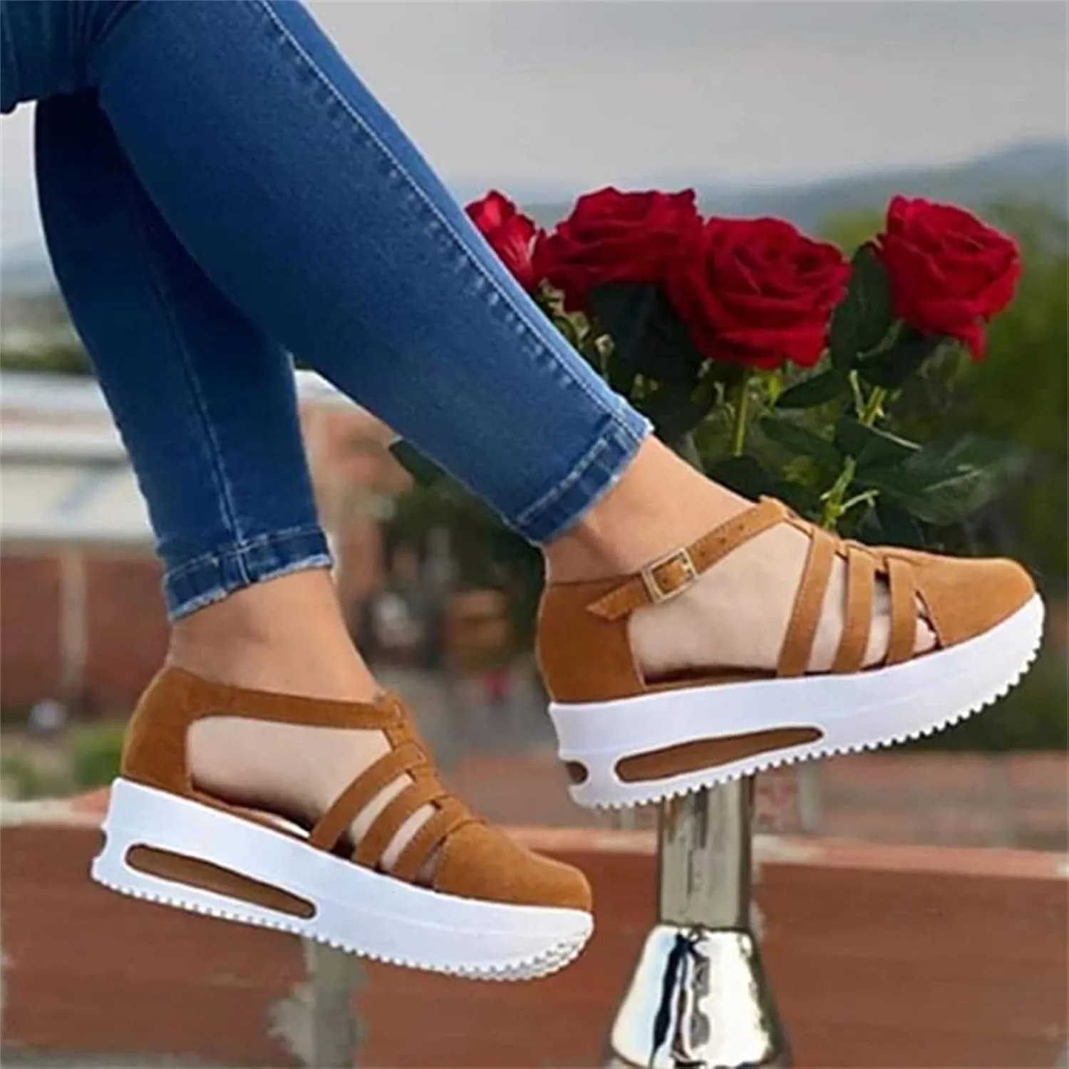 Ladmiple Womens Shoes Dressy Casual Loafers Low Top Slip On Canvas Shoes Fashion Comfortable Non Slip Walking Sneakers