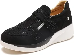Lausiuoe Sneakers For Women Walking Shoes Comfortable Fashion Lightweight Casual Mesh Slip On Sneakers for Running Gym
