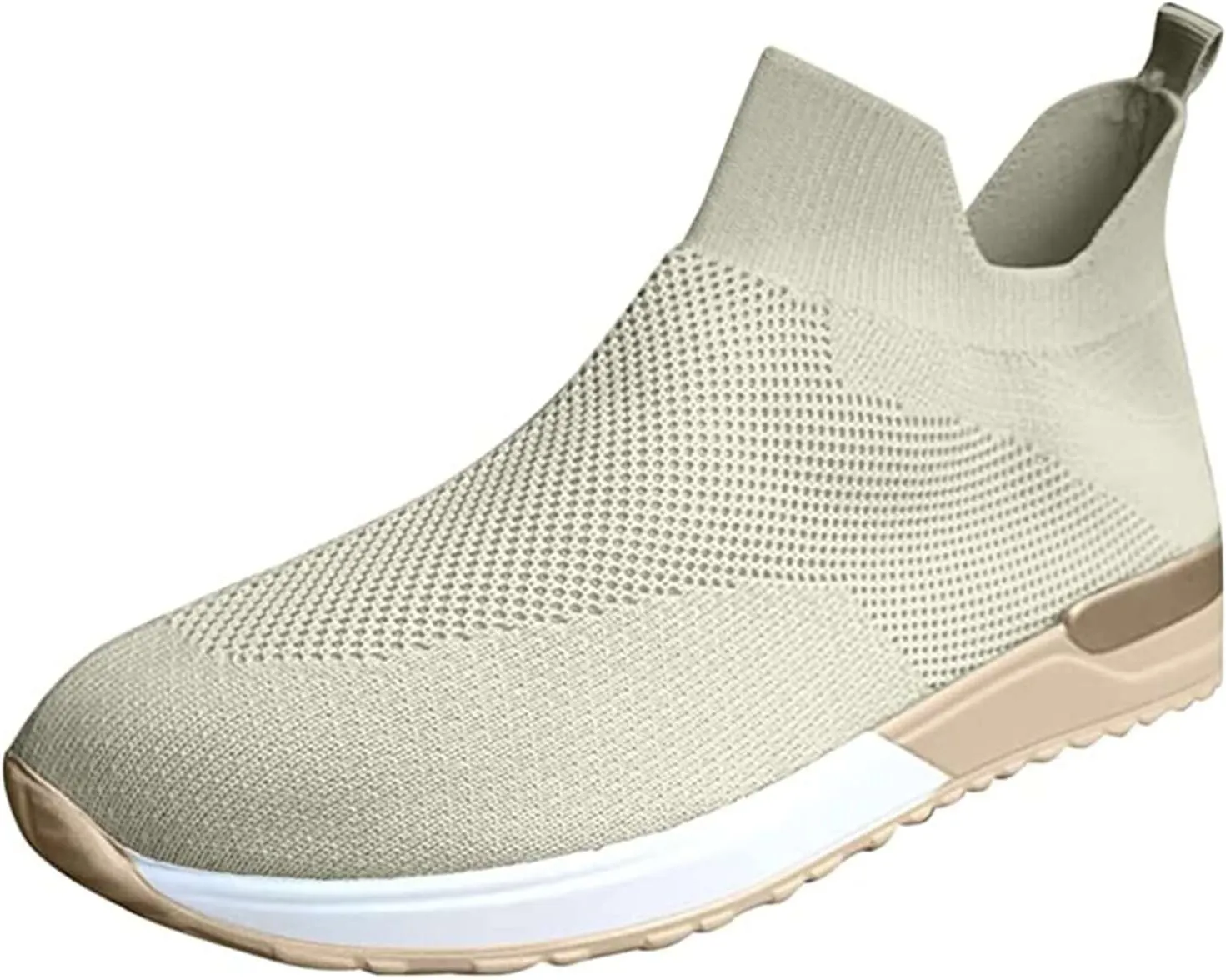 Lausiuoe Sneakers For Women Walking Shoes Comfortable Tennis Shoes Breathable Casual Gym Workout Restaurant Work Shoes
