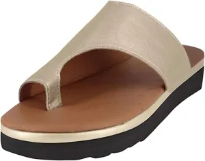 Lausiuoe Summer Sandals for Women,Women's Clip Toe Flat Sandals Dress Beach Shoes Casual Dressy Cute Thong Flip Flops