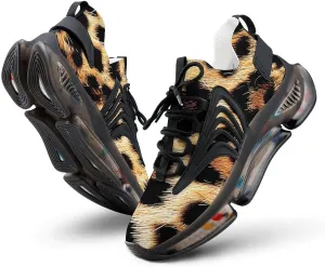 Leopard Skin Men's Running Shoes Lightweight Walking Shoe Breathable Sneaker