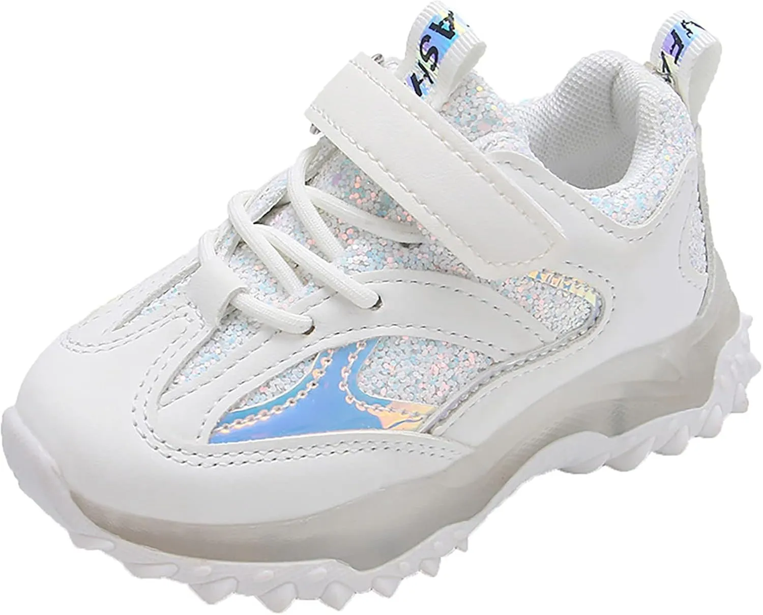 Light Up Non Slip Sneaker for Childrens Boys Girls Kids Soft Sole Breathable Sport Shoes Outdoor Running Cozy Shoes