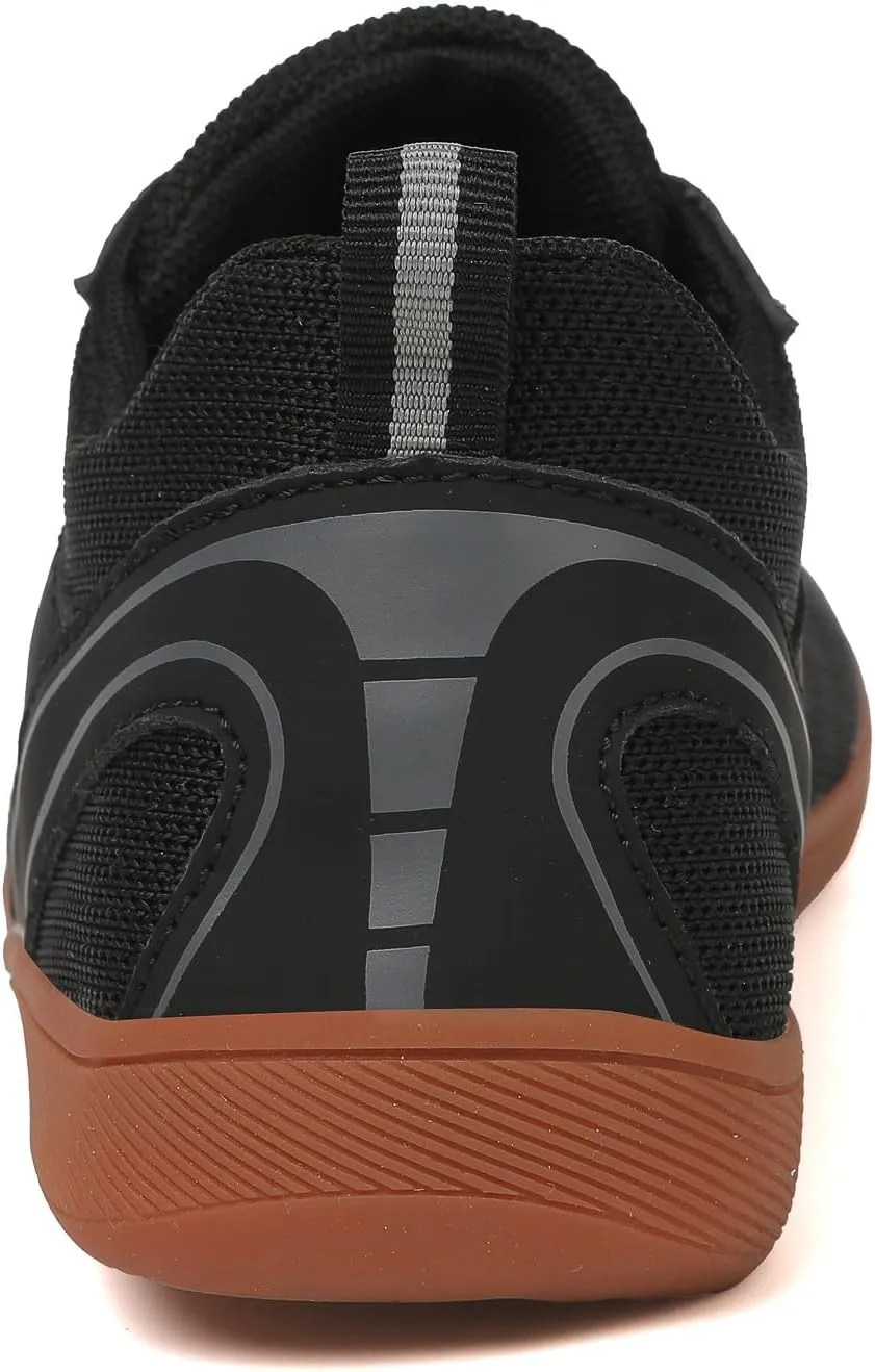 Lightweight Arch Support Sneakers for Men Lace Up Comfortable Light-Weight Shoe Men's Breathable Barefoot Shoes