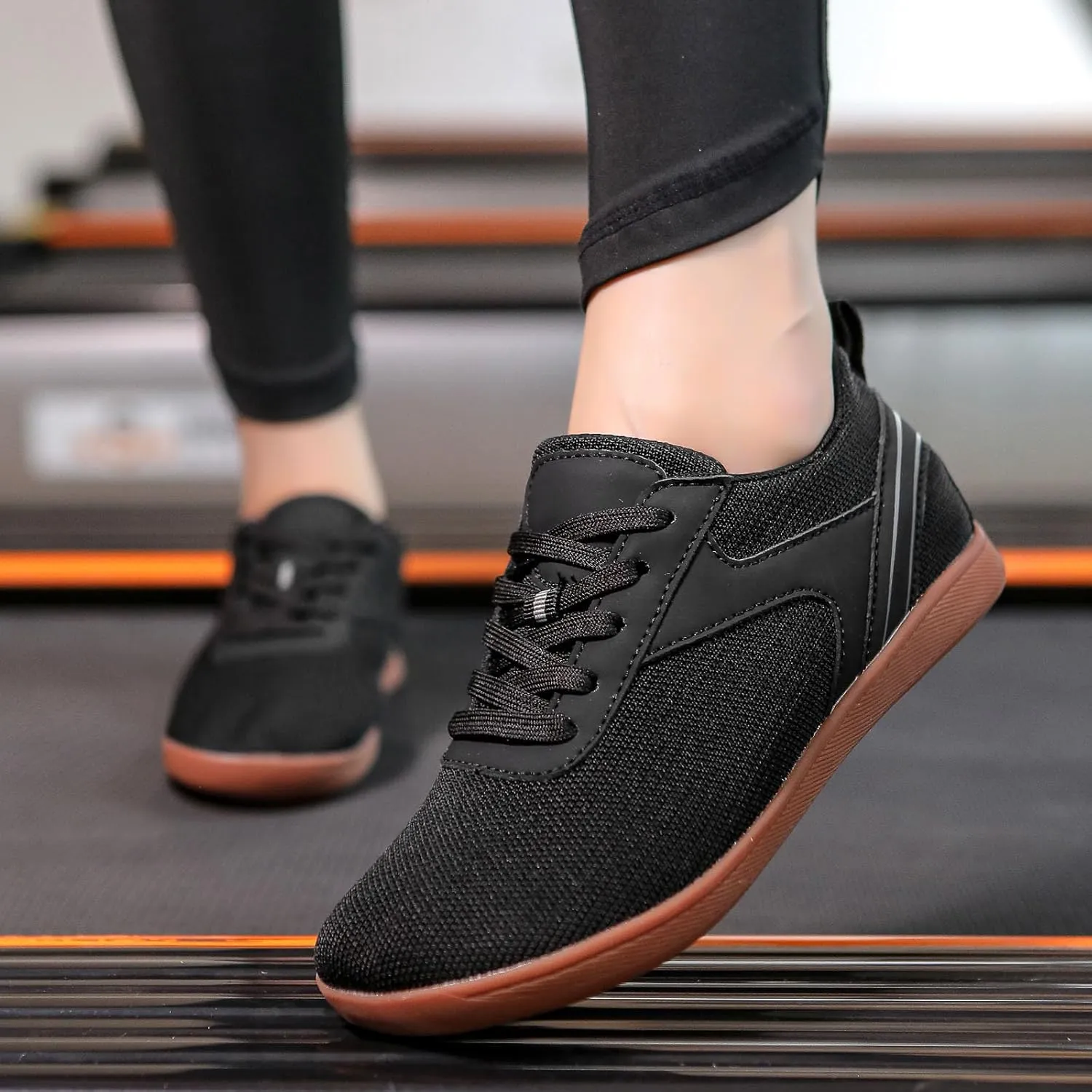Lightweight Arch Support Sneakers for Men Lace Up Comfortable Light-Weight Shoe Men's Breathable Barefoot Shoes