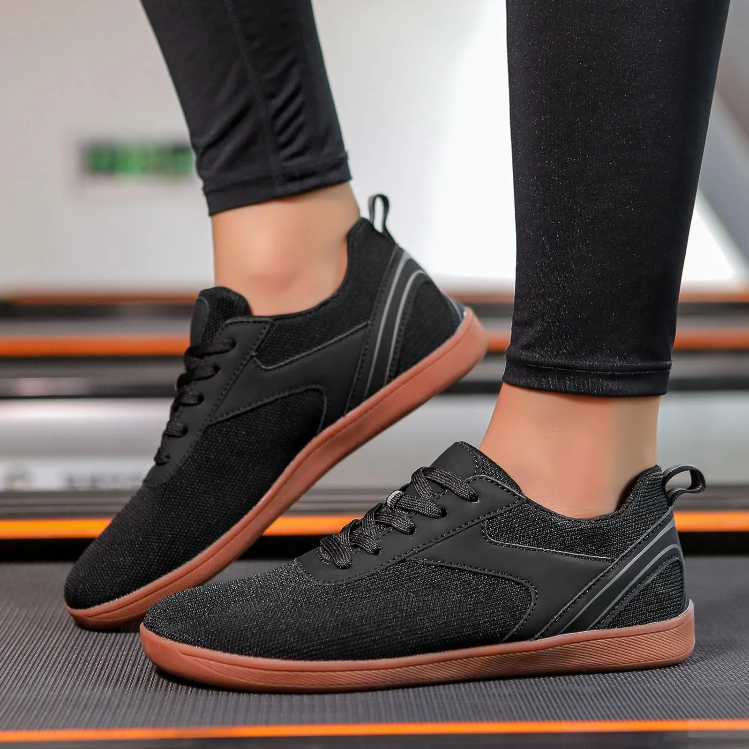 Lightweight Arch Support Sneakers for Men Lace Up Comfortable Light-Weight Shoe Men's Breathable Barefoot Shoes