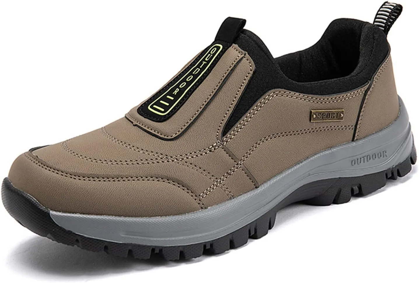 Lightweight Non Slip Sneakers for Men Breathable Elastic Fly Woven Mesh Sneaker Business Casual Versatile Shoes
