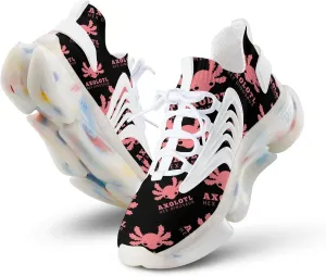 Lovely Axolotl Men's Running Shoes Lightweight Walking Shoe Breathable Sneaker