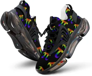 Math PI Men's Running Shoes Lightweight Walking Shoe Breathable Sneaker