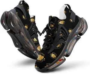 Melanin Prince Men's Running Shoes Lightweight Walking Shoe Breathable Sneaker