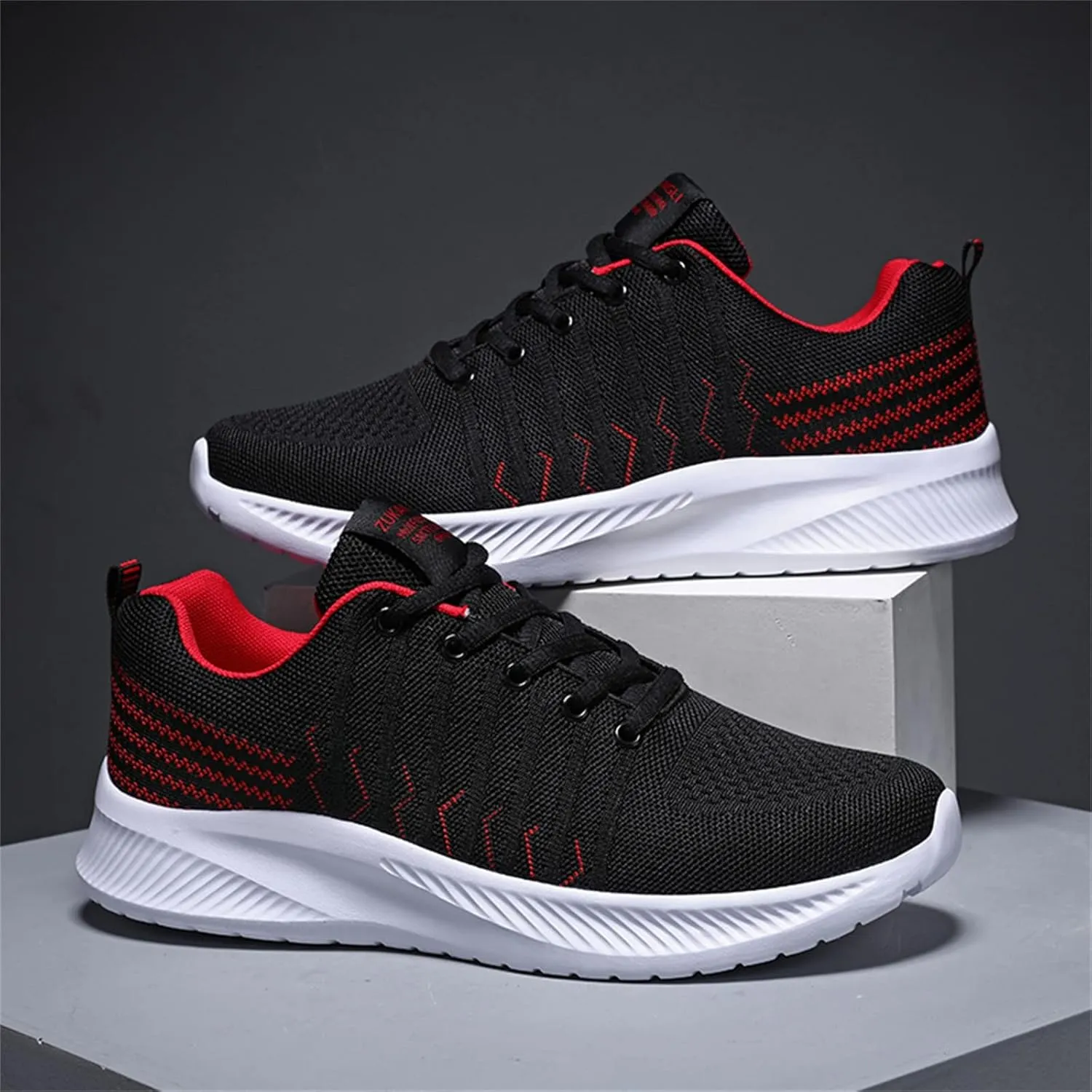 Men Mesh Lace Up Casual Shoes Comfortable Breathable Soft Sole Sneaker Insoles Men Shoes