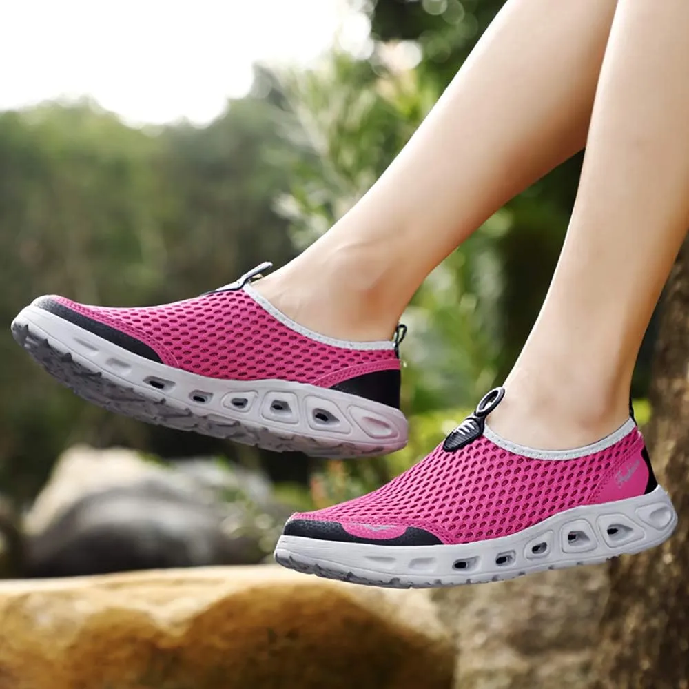 Men Women Quick Dry Water Shoes Slip-on Aqua Sport Walking Shoes