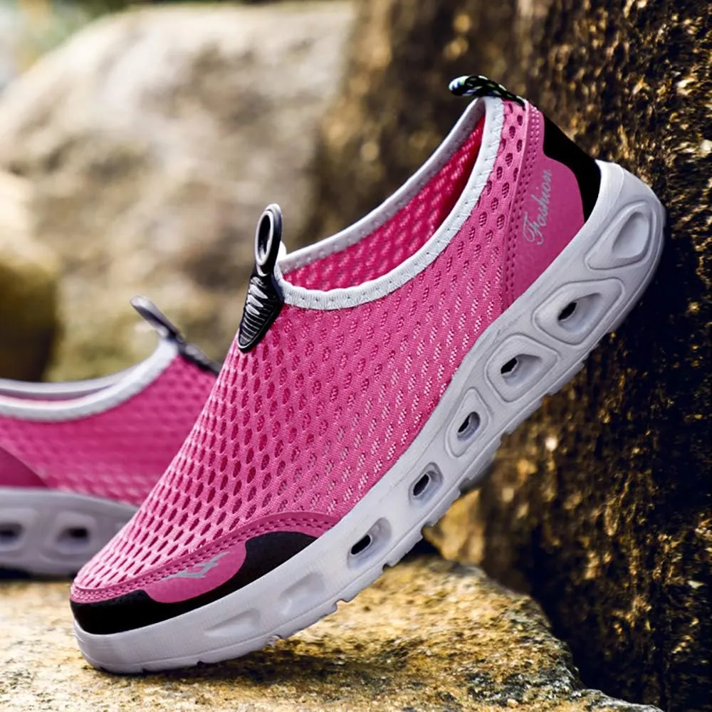 Men Women Quick Dry Water Shoes Slip-on Aqua Sport Walking Shoes