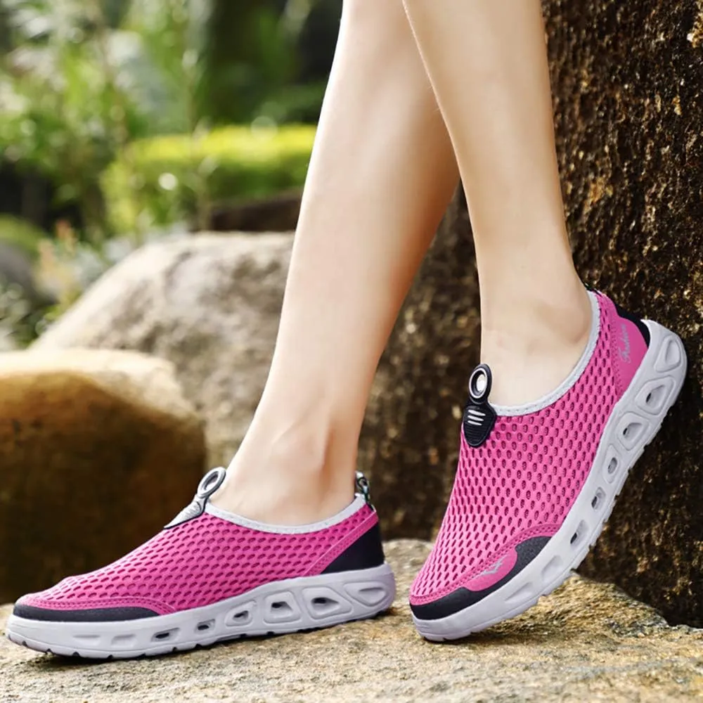 Men Women Quick Dry Water Shoes Slip-on Aqua Sport Walking Shoes