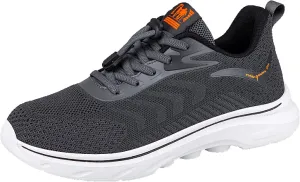 Men's Breathable Stretch Workout Shoes Lightweight Breathable Walking Shoe Gym Tennis Athletic Fashion Sneakers