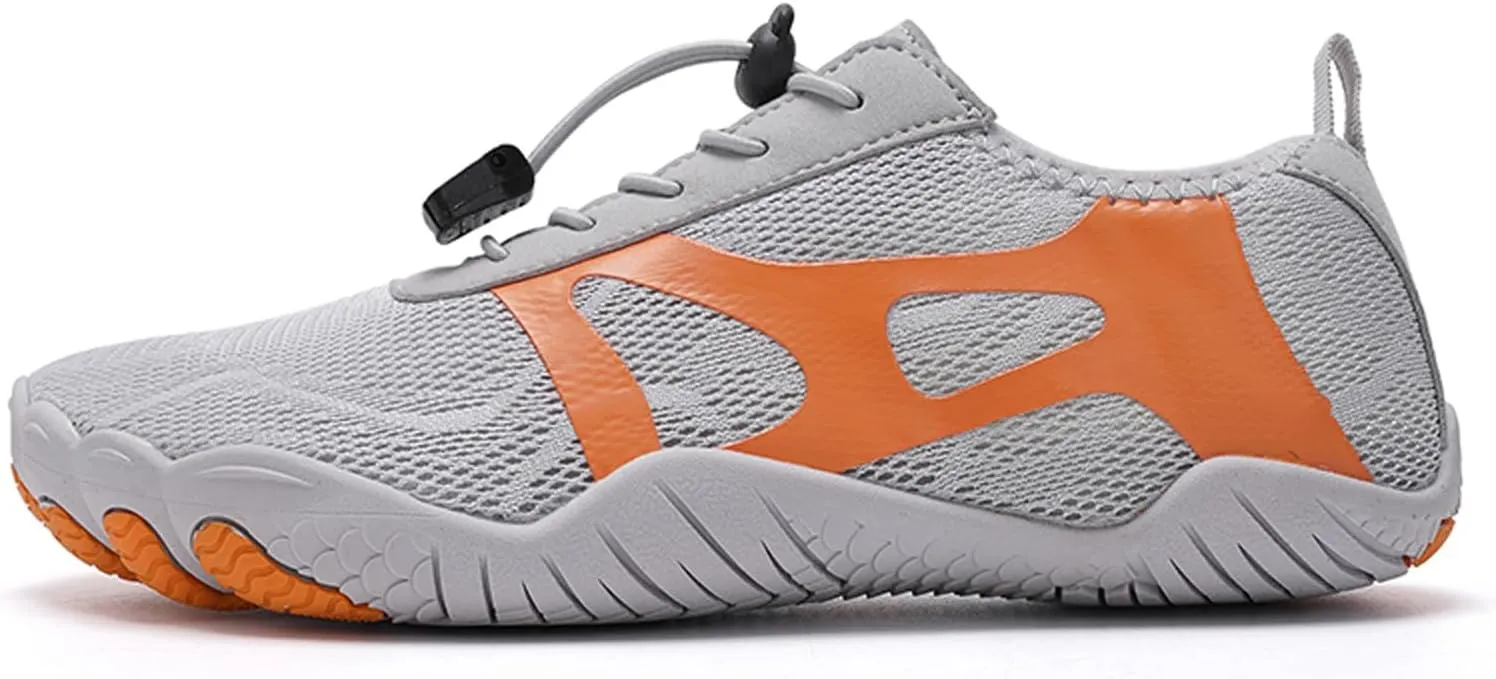 Men's Breathable Stretch Workout Shoes Outdoor Athletic Lace Up Hiking Shoe Arch Support Sports Shoes for Men