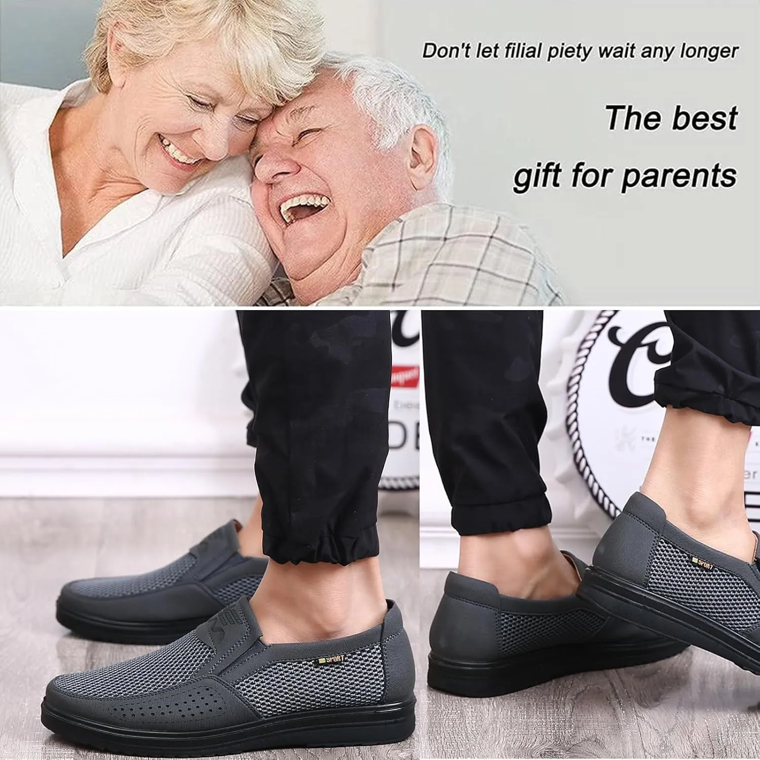 Men's Casual Loafer, Slip On Breathable Travel Canvas Shoes for Men Comfortable Stylish Sneakers Lightweight Walking Shoes Boat Shoe Business Dress Shoes
