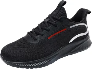 Men's Classic Casual Jogging Sneakers Comfortable Breathable Lace Up Sneaker Men's Sport Breathable Mesh Shoes