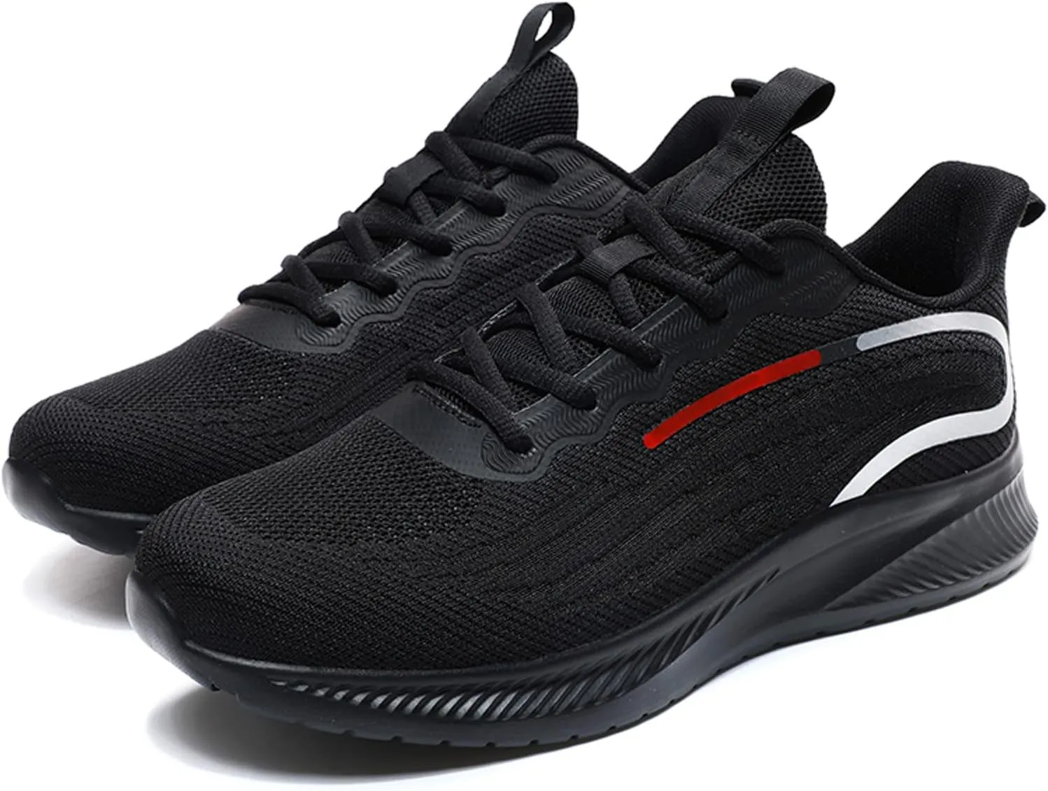 Men's Classic Casual Jogging Sneakers Comfortable Breathable Lace Up Sneaker Men's Sport Breathable Mesh Shoes