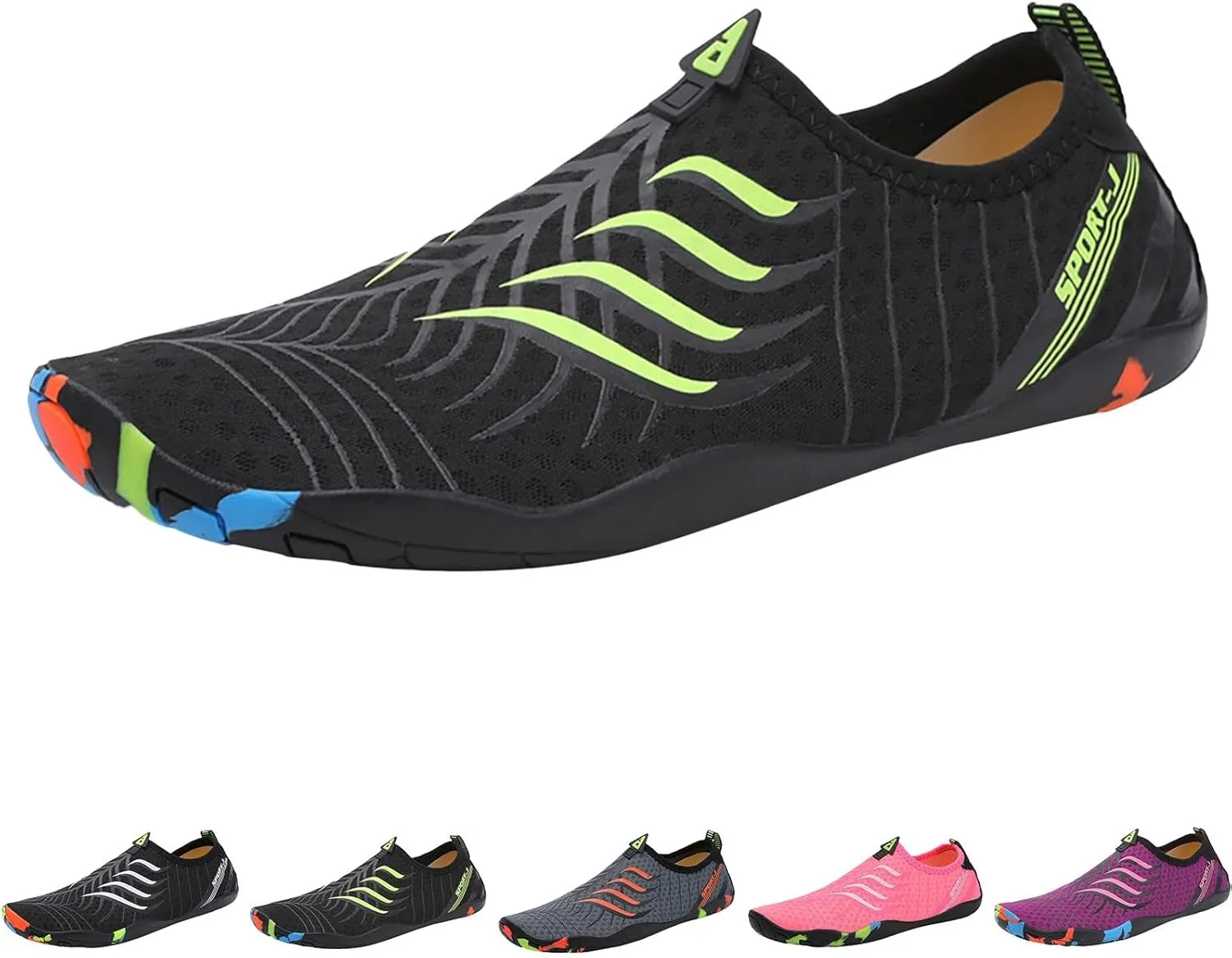 Mens Closed Toe Water Shoes Size 12 Barefoot Aqua Socks Quick Dry
