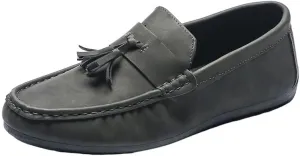 Mens Loafers Shoe PU Leather with Tassel Penny Loafers Comfortable Flat Heel Flexible Casual Outdoor Slip-ons