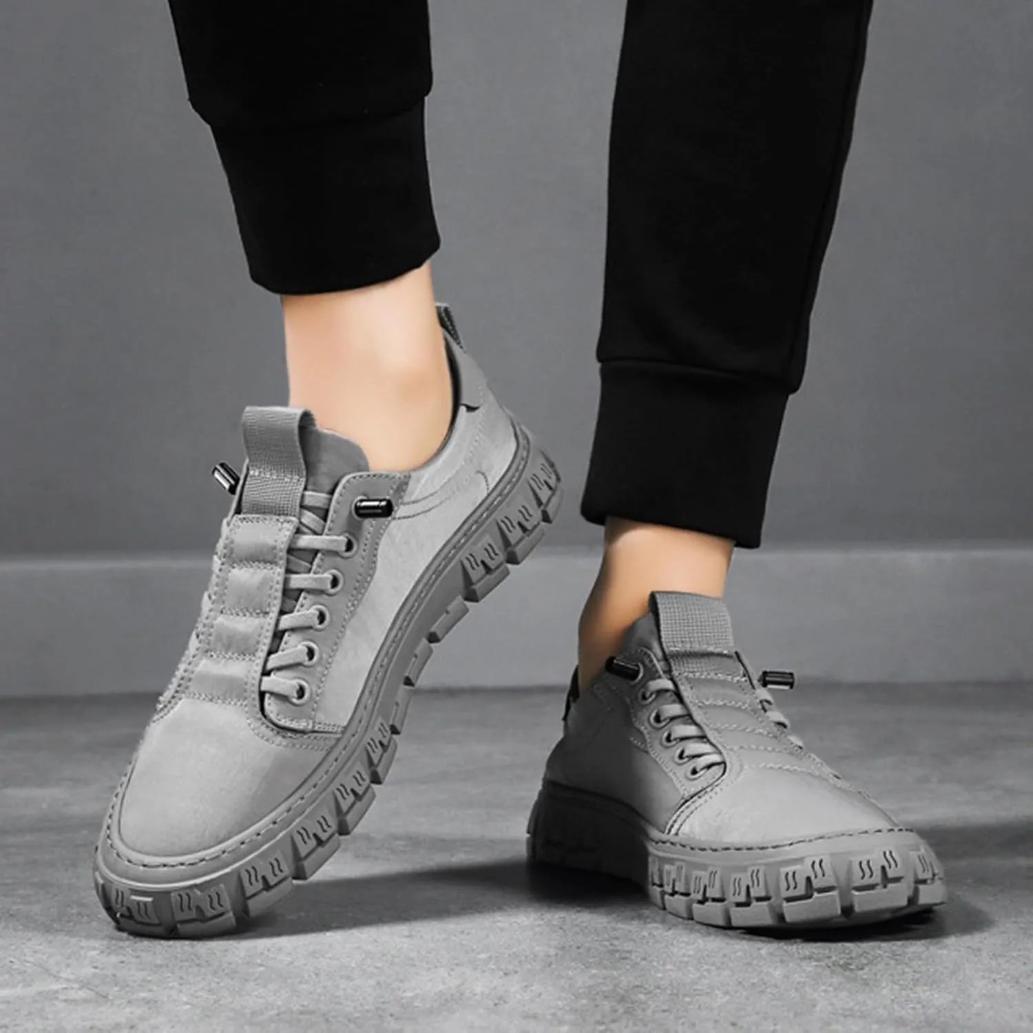 Men's Non Slip Barefoot Minimalist Shoes Business Mesh Breathable Walking Shoe Men's Breathable Barefoot Shoes
