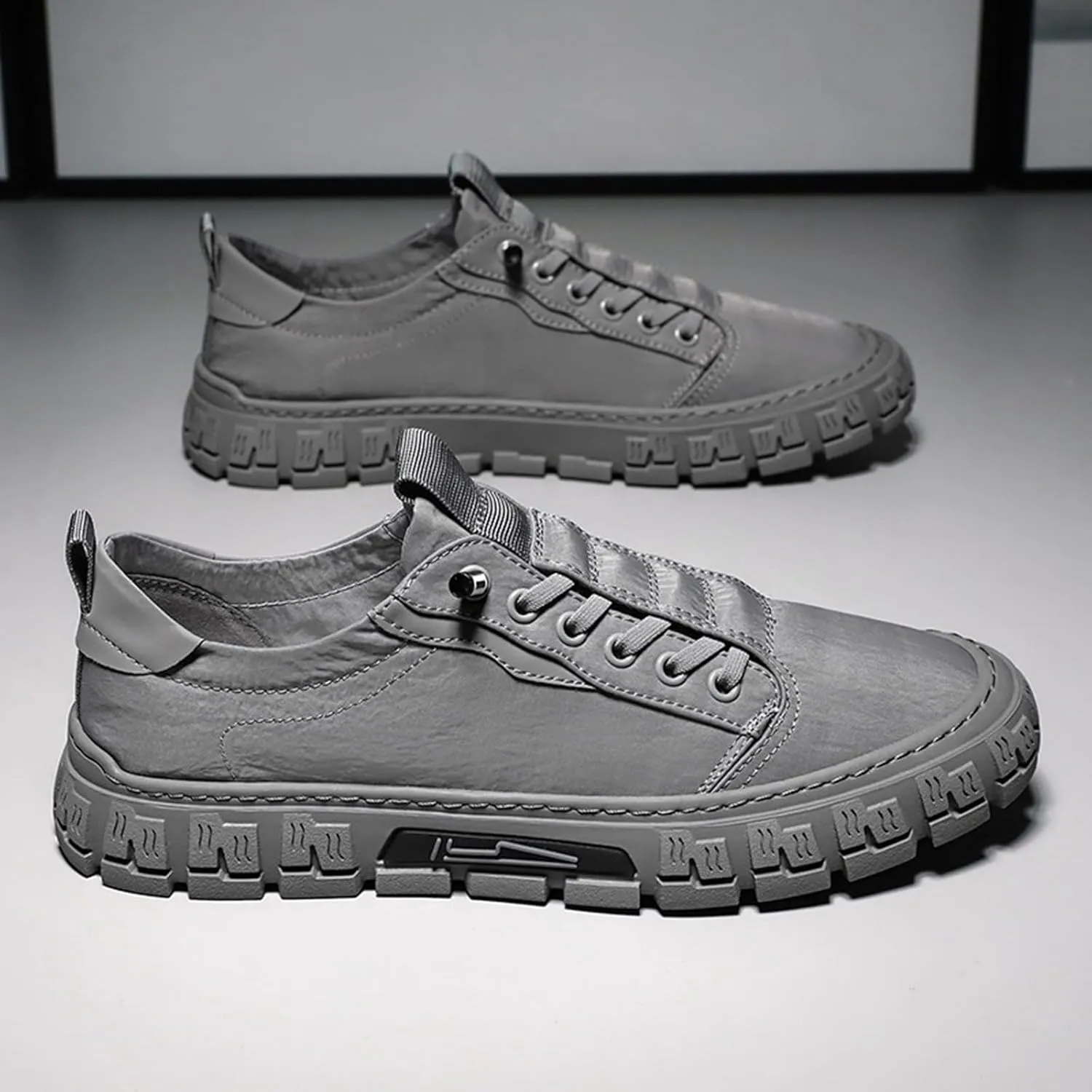 Men's Non Slip Barefoot Minimalist Shoes Business Mesh Breathable Walking Shoe Men's Breathable Barefoot Shoes