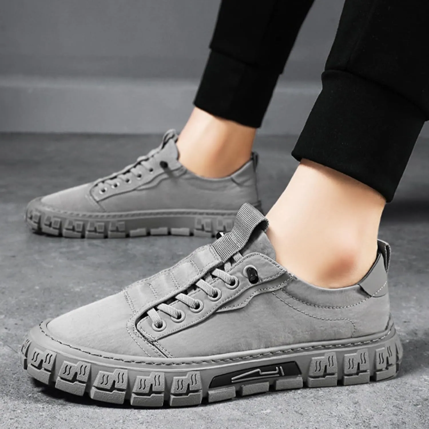 Men's Non Slip Barefoot Minimalist Shoes Business Mesh Breathable Walking Shoe Men's Breathable Barefoot Shoes