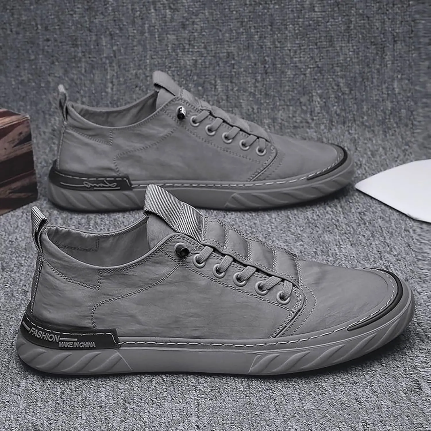 Men's Non Slip Tennis Sneakers Casual Sneaker Mesh Breathable Walking Shoe Men's Stylish Lightweight Sneakers