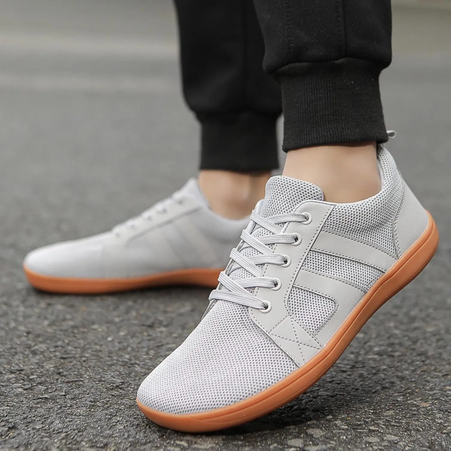Men's Orthopedic Comfortable Slip-On Shoes Breathable and Light Outdoor Comfy Walking Shoe Breathable Work Shoes