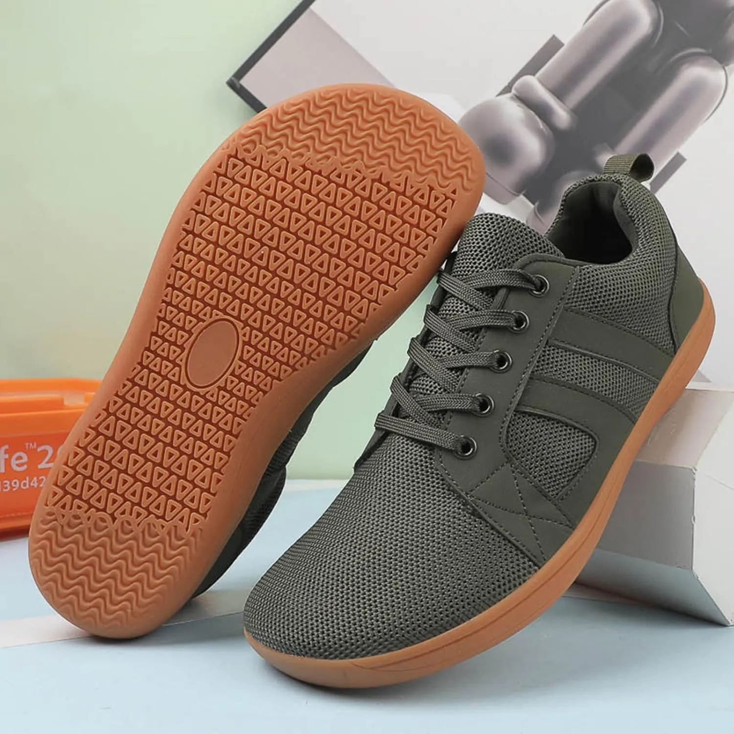 Men's Orthopedic Comfortable Slip-On Shoes Breathable and Light Outdoor Comfy Walking Shoe Breathable Work Shoes