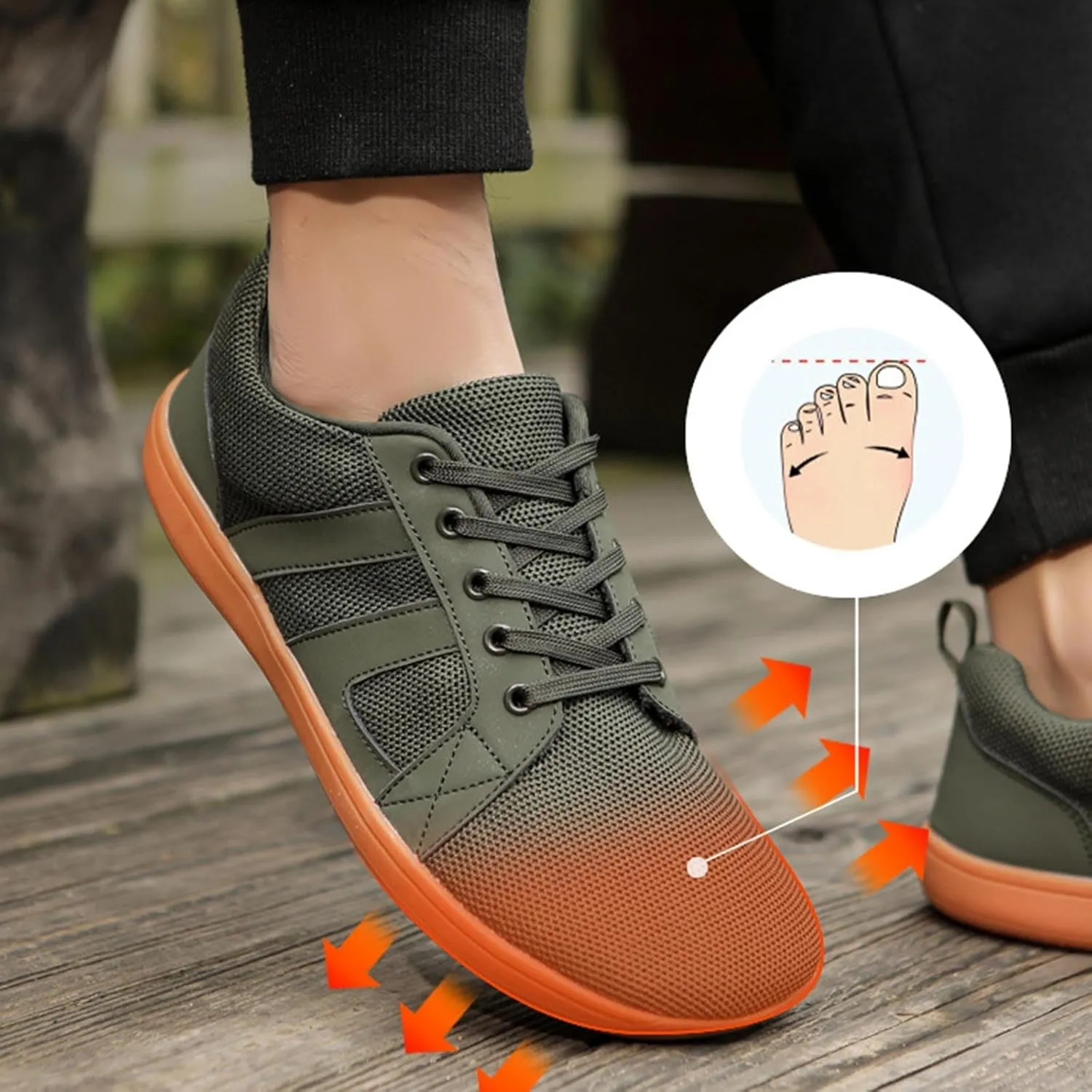 Men's Orthopedic Comfortable Slip-On Shoes Breathable and Light Outdoor Comfy Walking Shoe Breathable Work Shoes