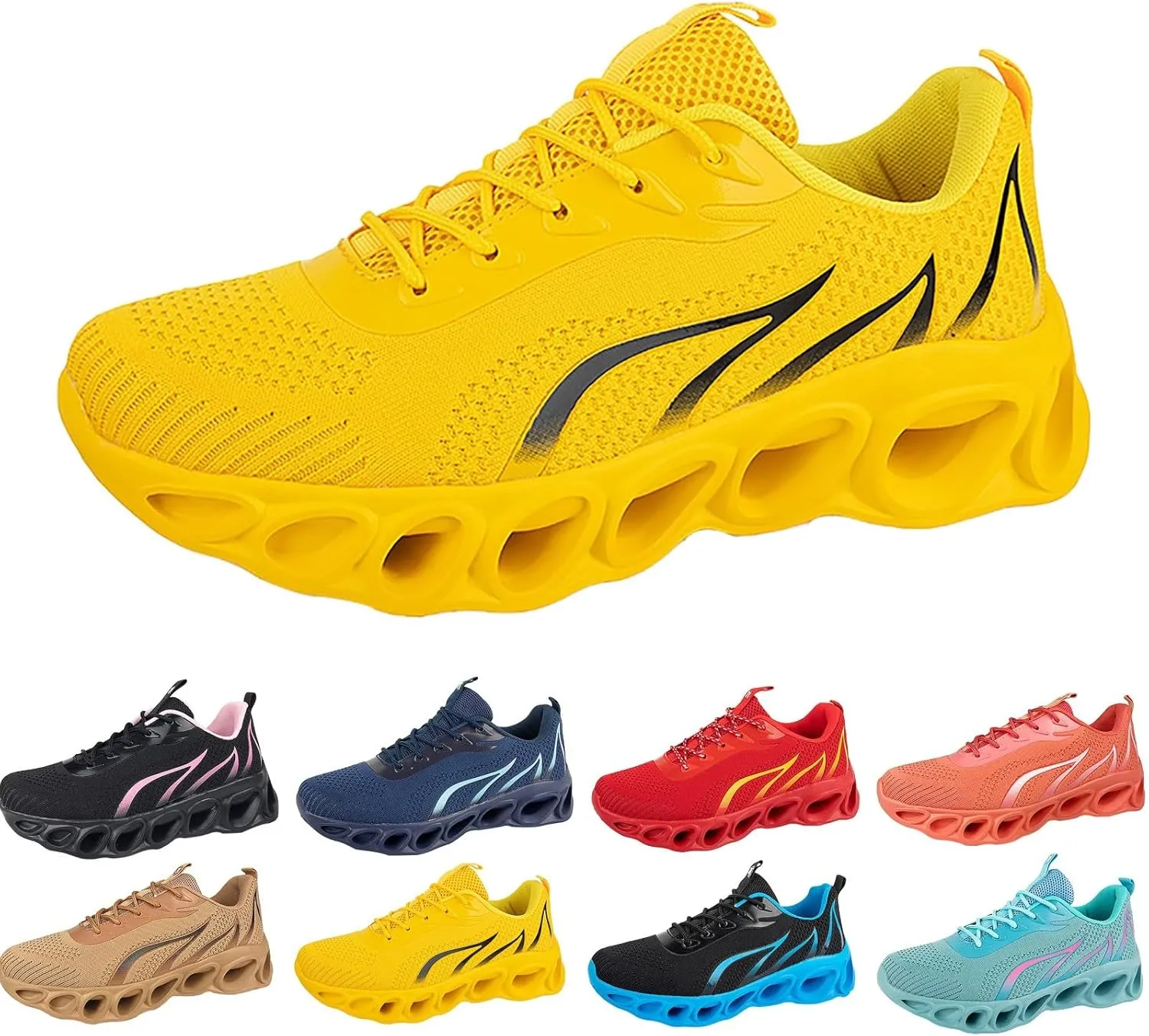 Mens Running Shoes Mesh Woman Shoes Casual Women's Fashion Sneakers Women's Walking Lightweight Tennis Fashion Basketball Shoe Grip Trainers Shoe