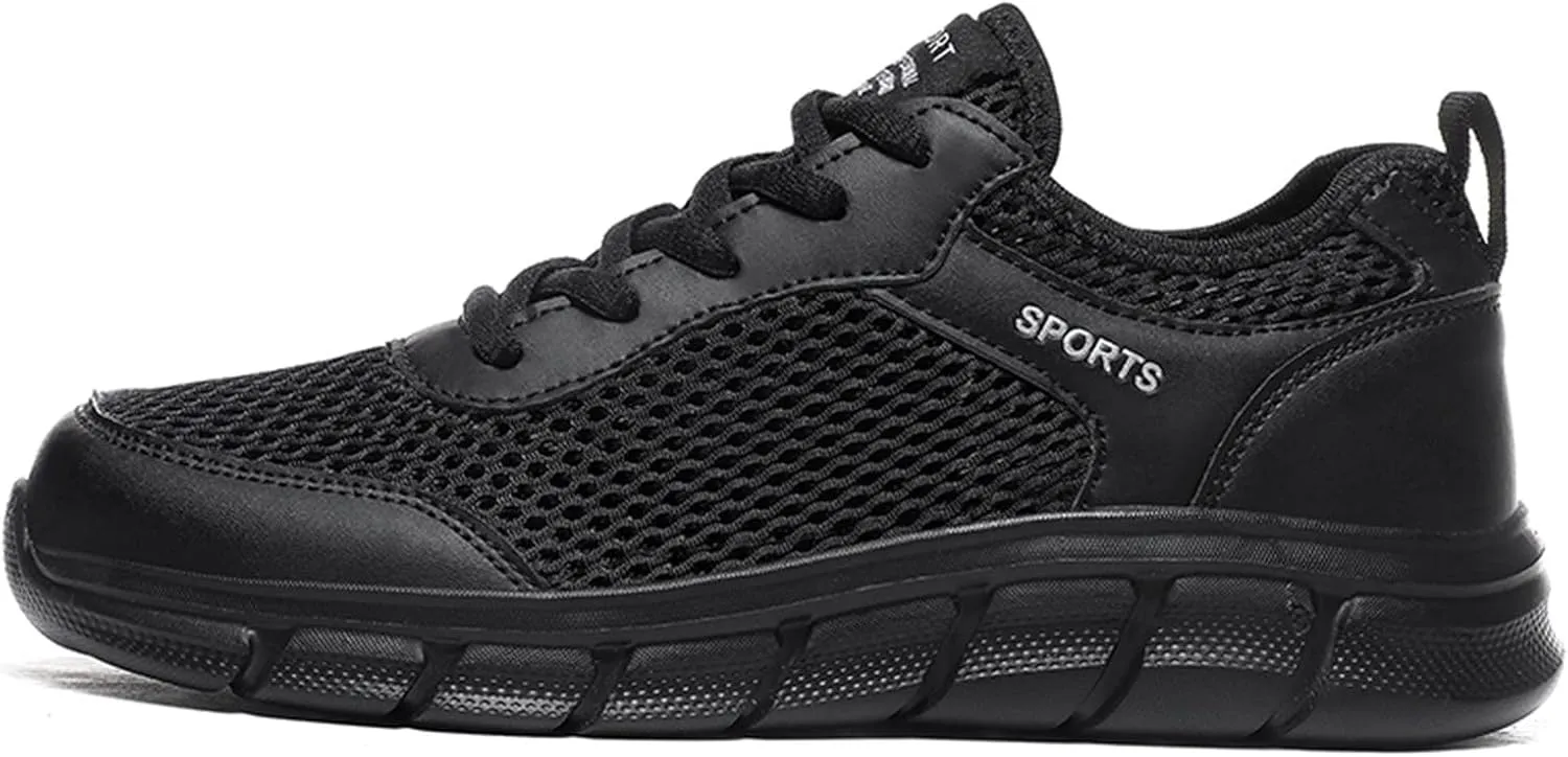Mens Slip On Fashion Summer Men Breathable Mesh Flat Elastic Casual Shoes