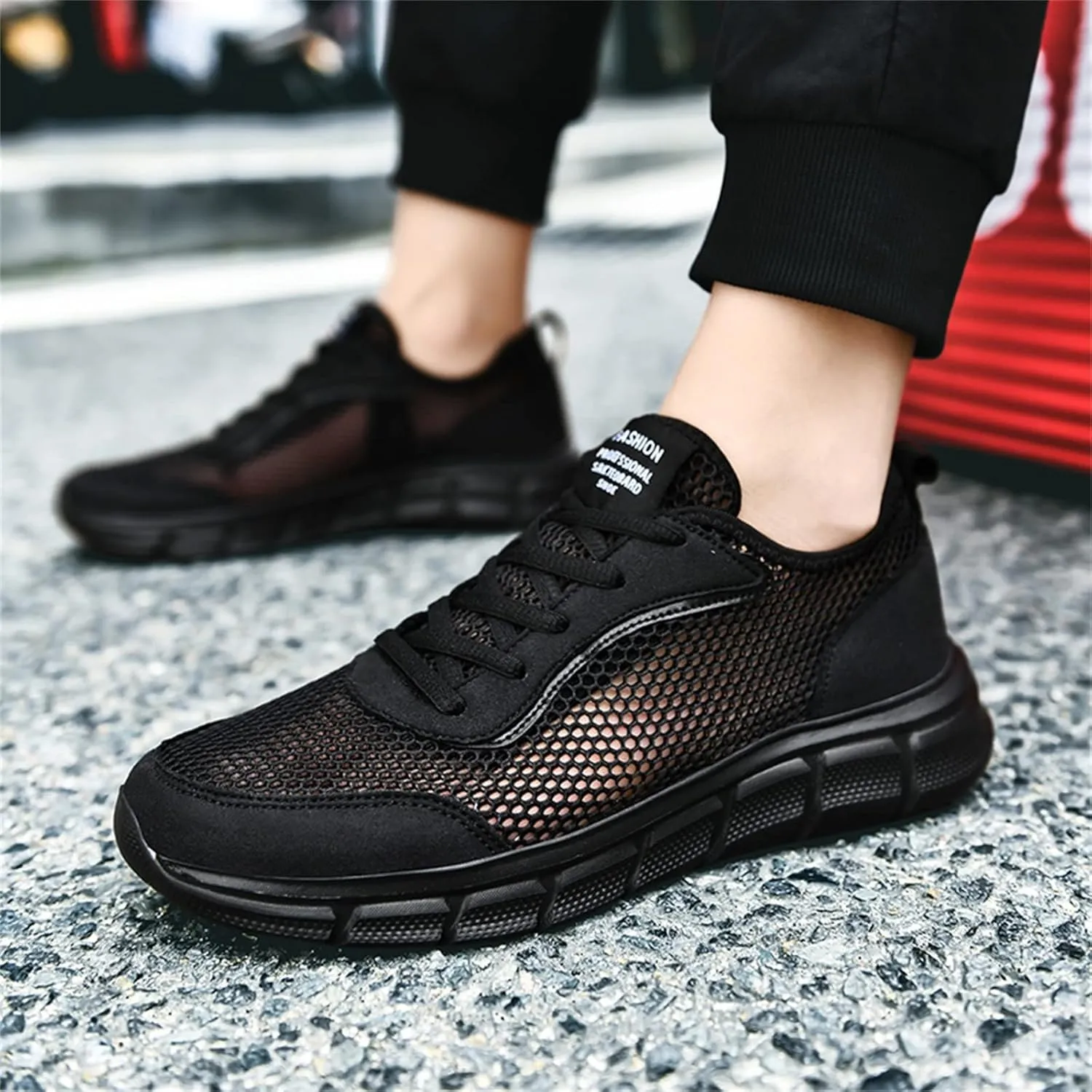 Men's Slip on Walking Shoes Casual Dressy Memory Foam Breathable Fashion Sneakers Non Slip Arch Support Cushioning Athletic Running Shoes