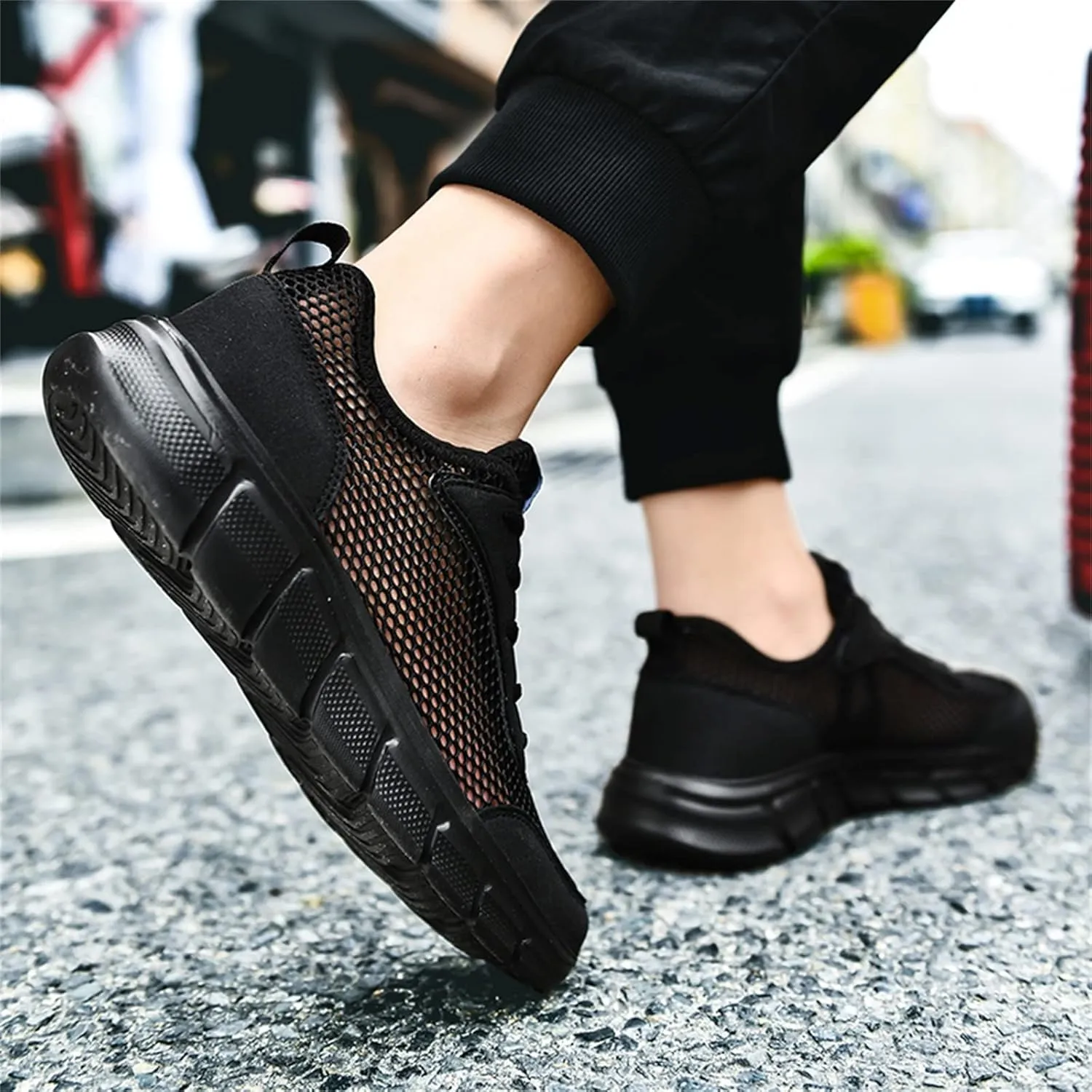 Men's Slip on Walking Shoes Casual Dressy Memory Foam Breathable Fashion Sneakers Non Slip Arch Support Cushioning Athletic Running Shoes