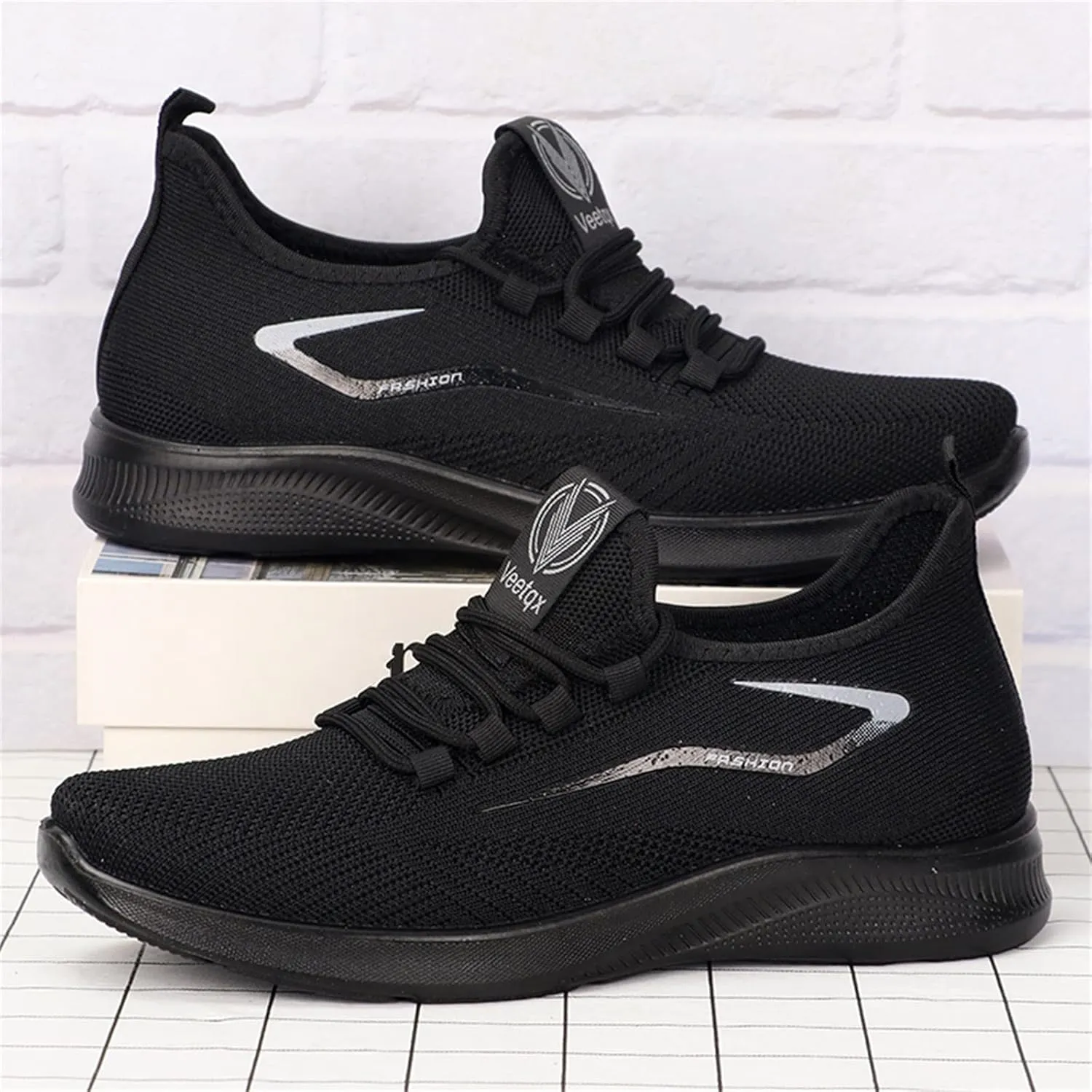 Men's Sport Breathable Mesh Shoes Lightweight Breathable Walking Shoe Gym Tennis Arch Support Plantar Fasciitis