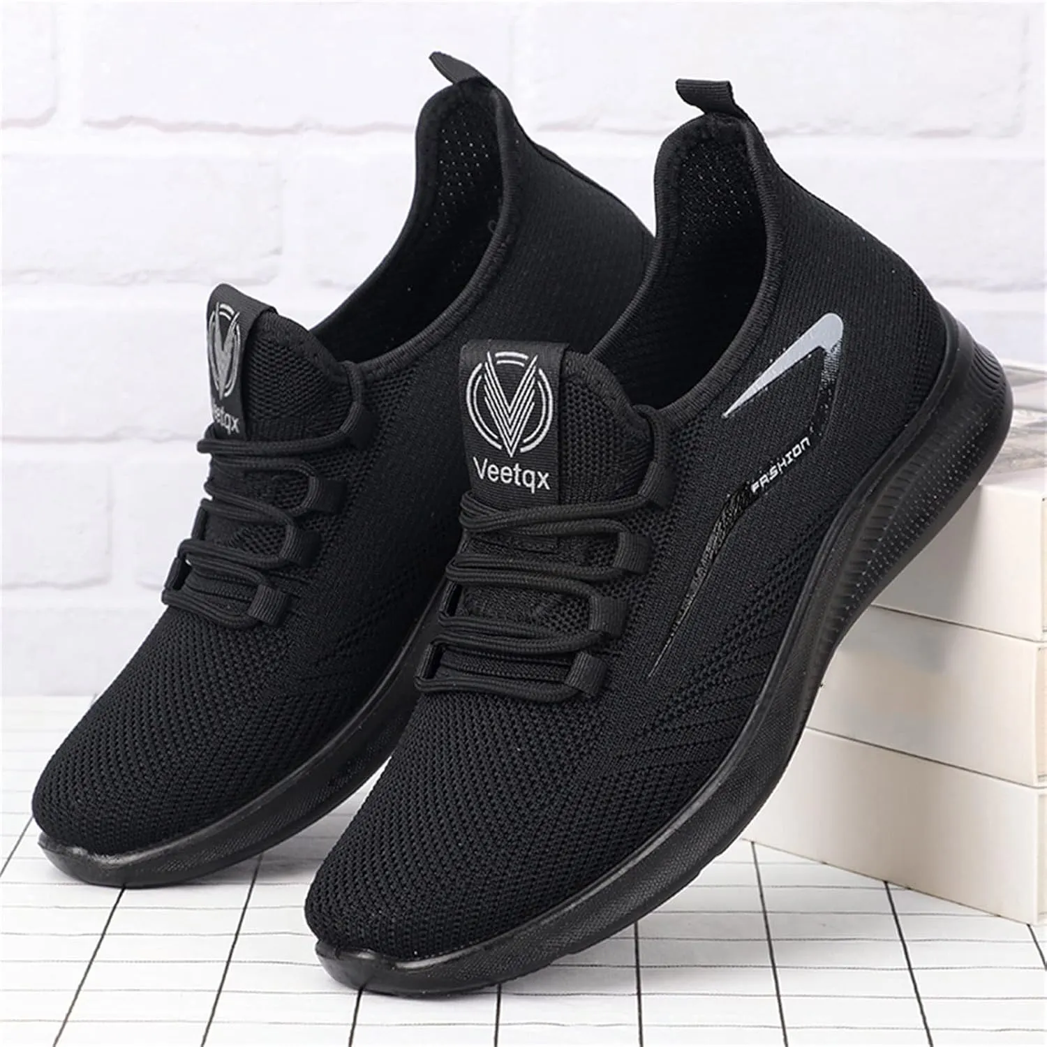 Men's Sport Breathable Mesh Shoes Lightweight Breathable Walking Shoe Gym Tennis Arch Support Plantar Fasciitis