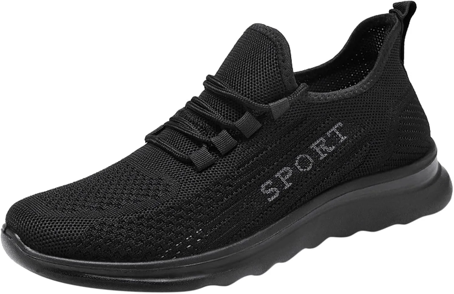 Mens Tennis Shoes Non Slip Shoes Lightweight Breathable Slip on Running Fashion Men's Casual Sneakers Mesh Breathable Walking on for Men White Sneakers