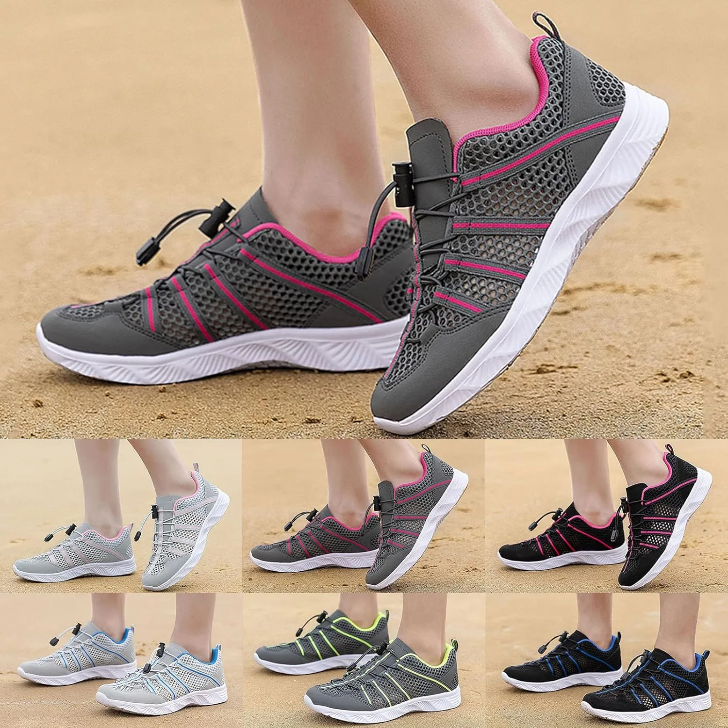 Mens Water Shoes 11 Quick Dry Aqua Sock Water Hiking Shoes Men Wide Width Water Shoes for Men Barefoot Quick Dry Aqua Yoga Socks for Pool Beach Surf Water Park Yoga