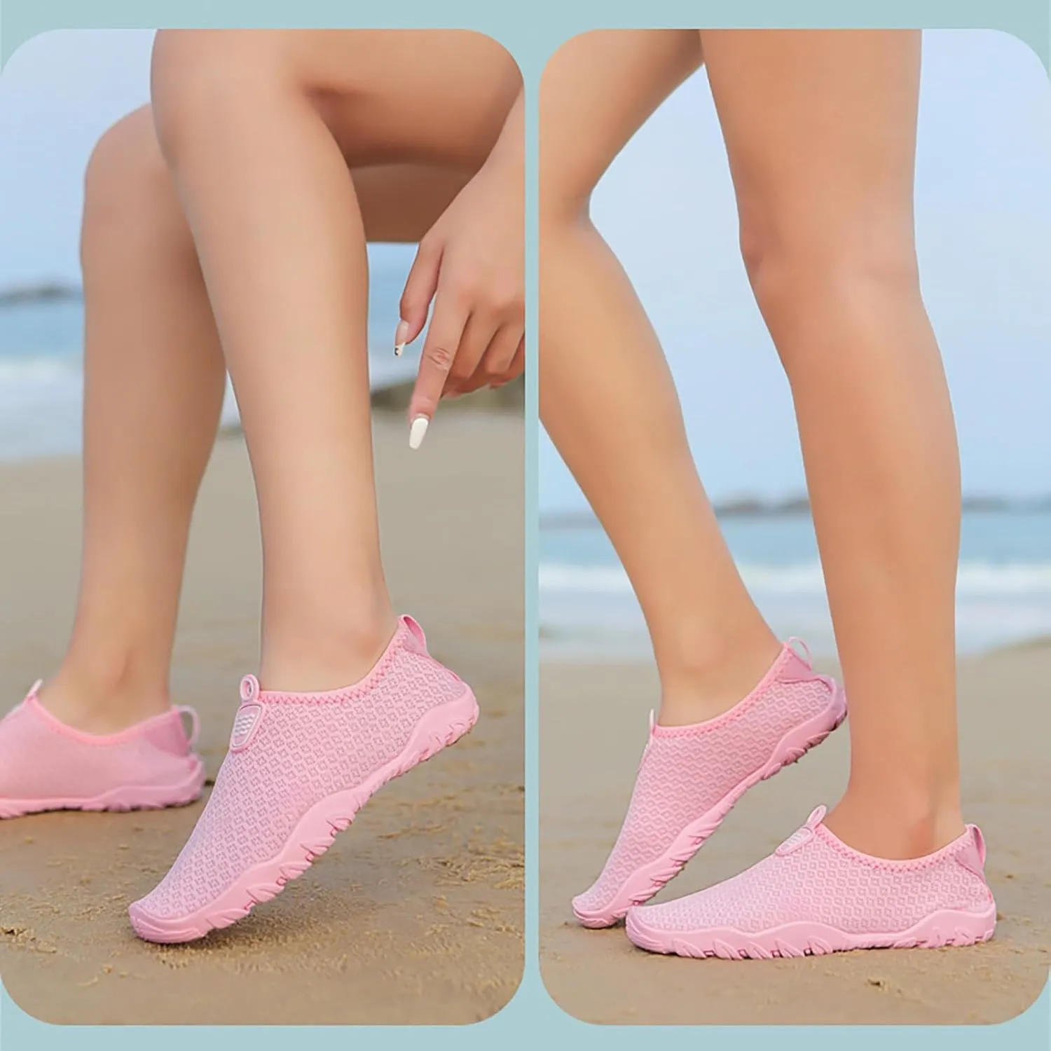 Mens Water Shoes Size 9 Wide Arch Support Surf Pool Hiking Diving Walking Barefoot Water Shoes Extra Wide Water Shoes Barefoot Quick Dry Aqua Yoga Socks for Pool Beach Surf Walk Water Yoga