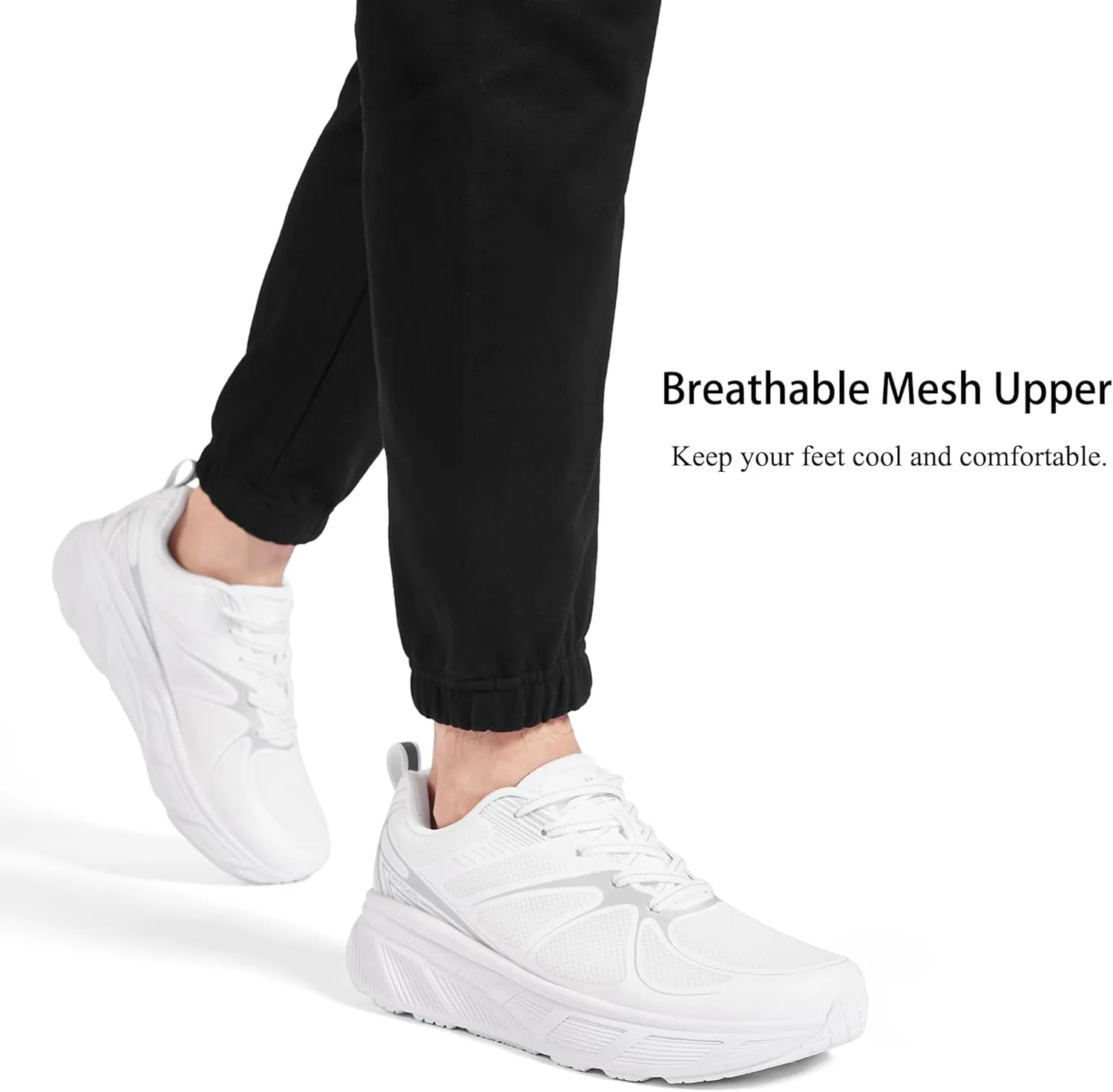 Mens Womens Road Running Tennis Walking Shoes Comfortable Breathable Non Slip Athletic Cross Training Sneakers