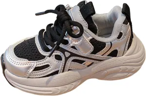 Mesh Breathable Sneaker for Boys Kids Toddler Lace-Up Sport Shoes Breathable Comfy Sole Non Slip Light Shoes Casual Cute